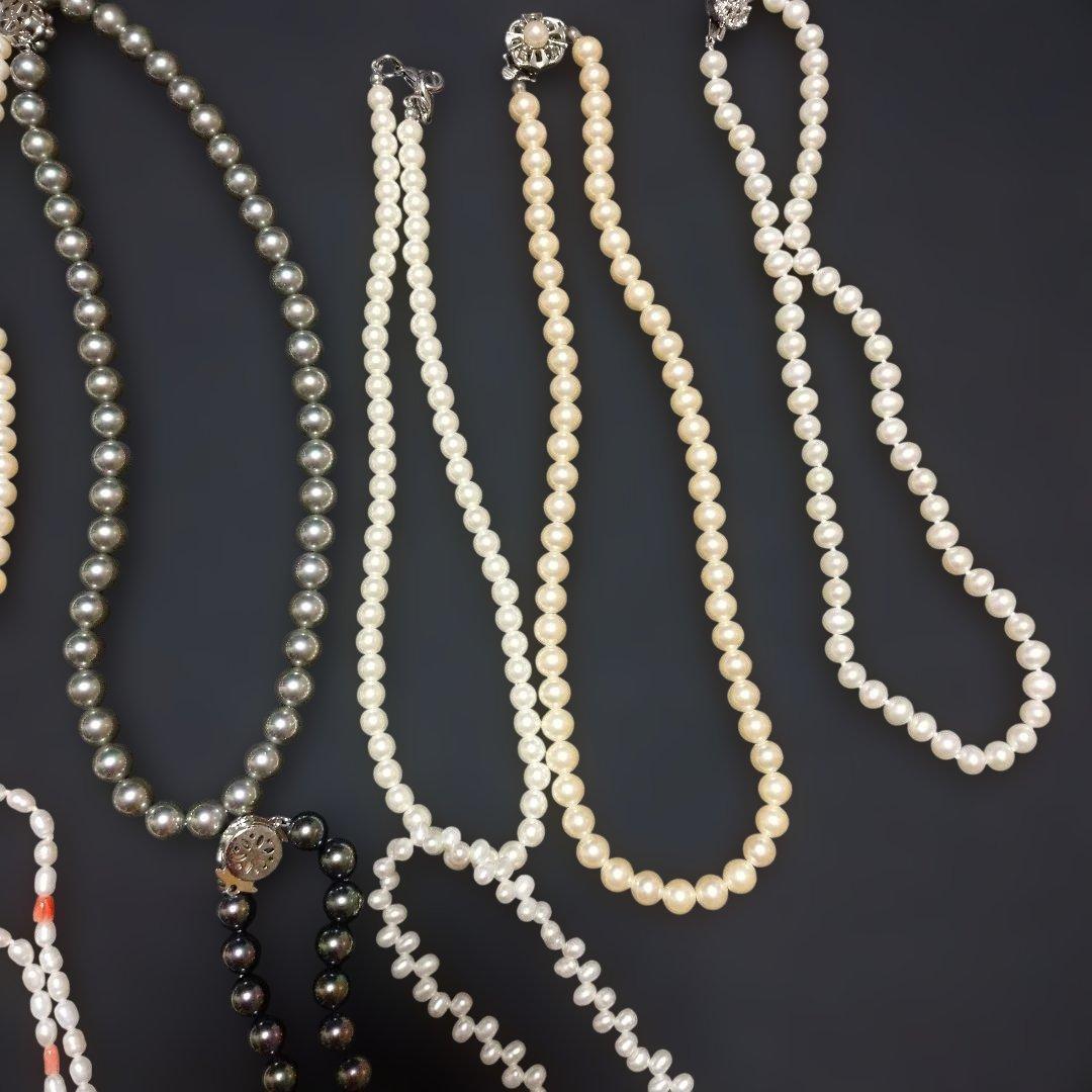 最終価格！パールネックレス アンティーク ブローチ イヤリング まとめ売り