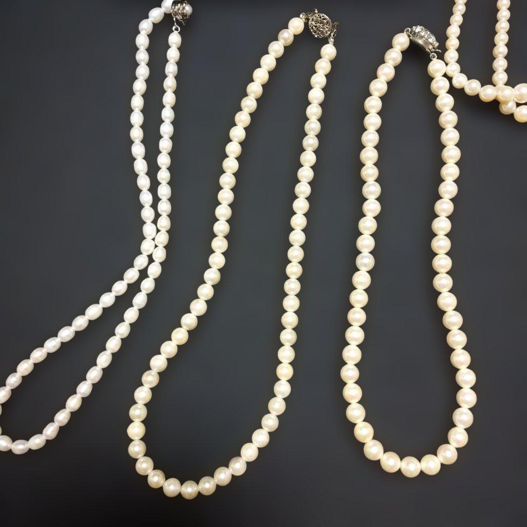 最終価格！パールネックレス アンティーク ブローチ イヤリング まとめ売り