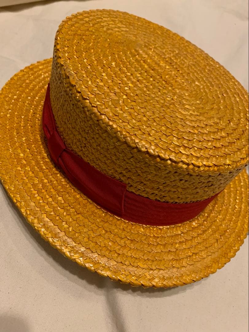 新品未使用Tesi カンカン帽　帽子 イタリア製58サイズ