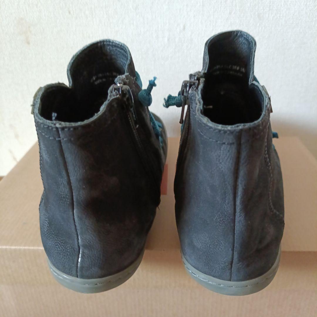 CAMPER ペウカミ サイドジップ ハイカットスニーカー ヌバック US8