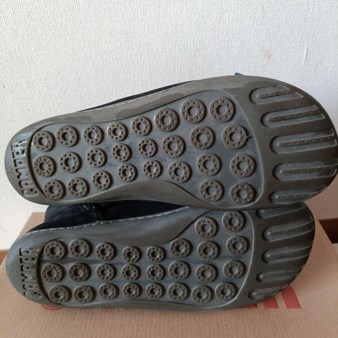 CAMPER ペウカミ サイドジップ ハイカットスニーカー ヌバック US8