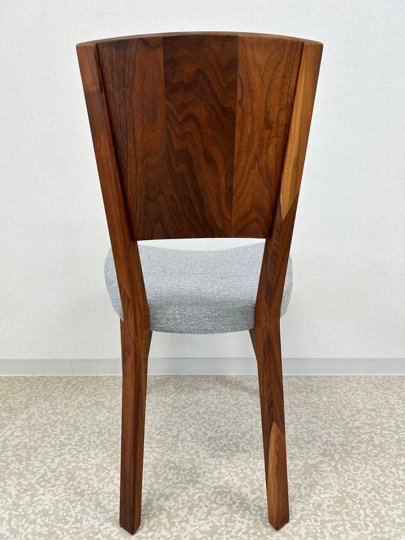 sirakawa2ウォールナット ダイニングチェア グレークッション