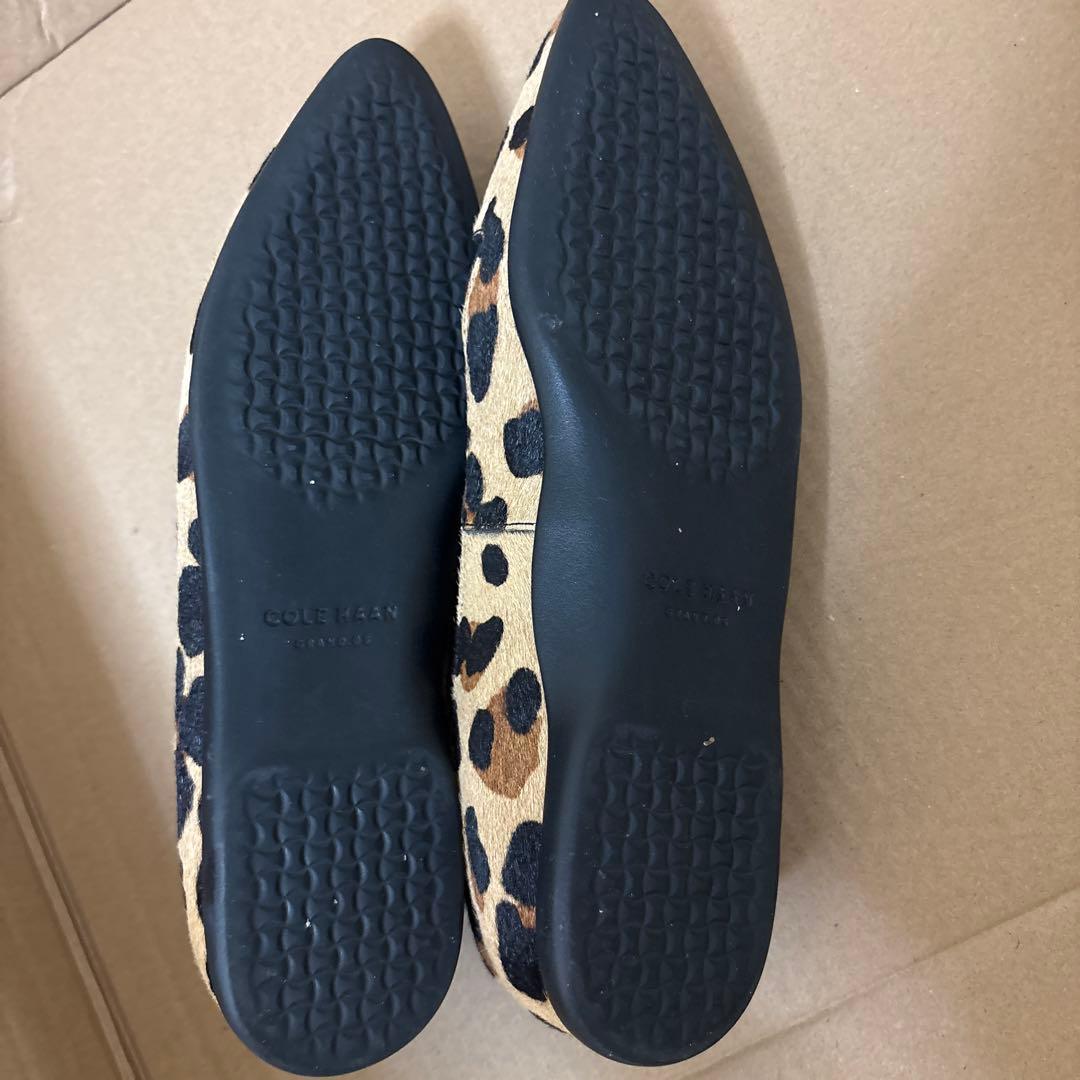 コールハーン　ハラコ　フラットシューズ　8B
