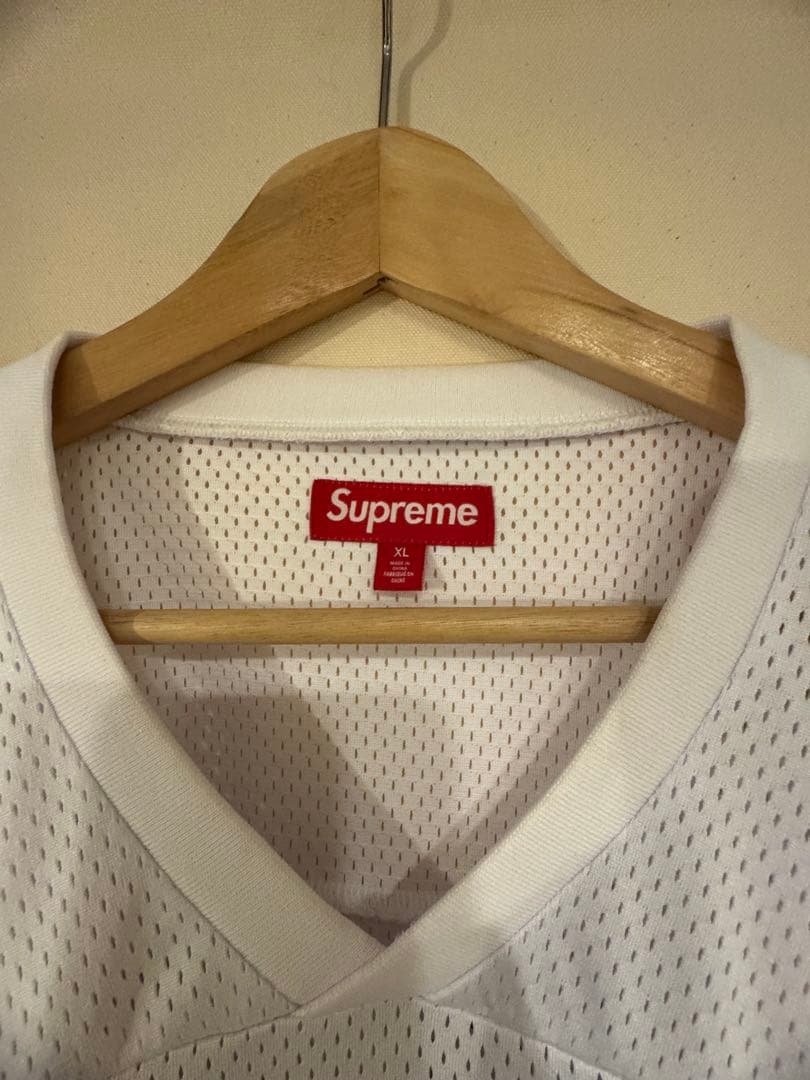 ※*読様 Supreme メッシュシャツ 52 ホワイト XL