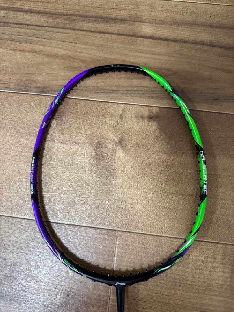 Lining バドミントンラケット 黒/紫/緑