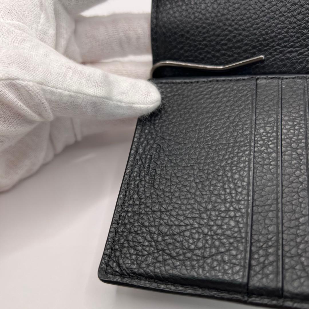 COACH C8272 二つ折り財布　マネークリップ　ブラック レザー　財布