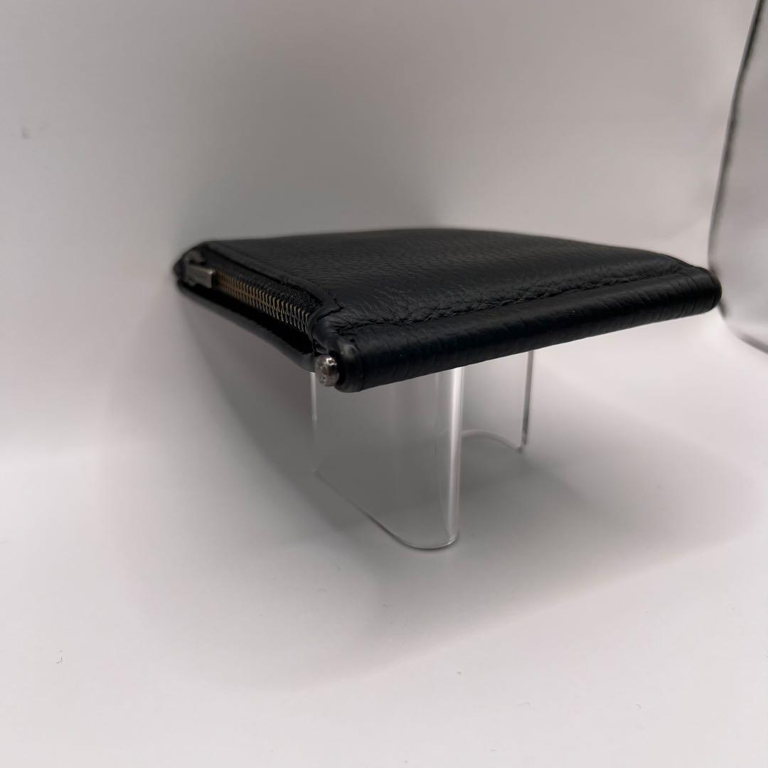 COACH C8272 二つ折り財布　マネークリップ　ブラック レザー　財布