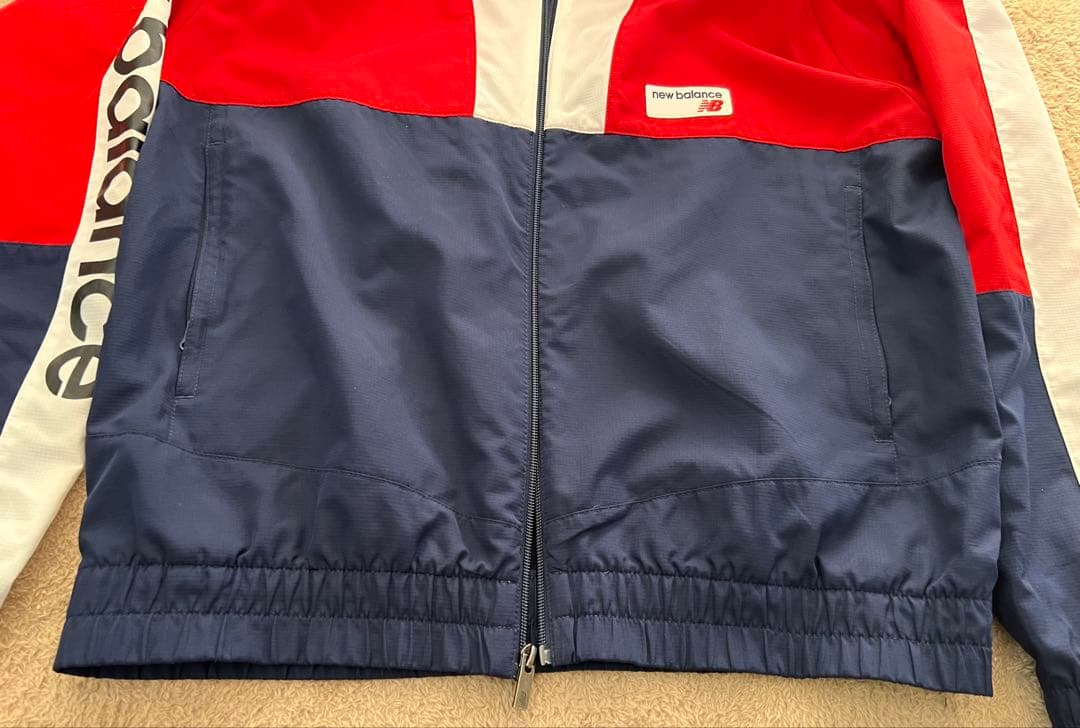美品⭐︎ new balance セットアップ　赤/白/紺　ナイロンジャケット