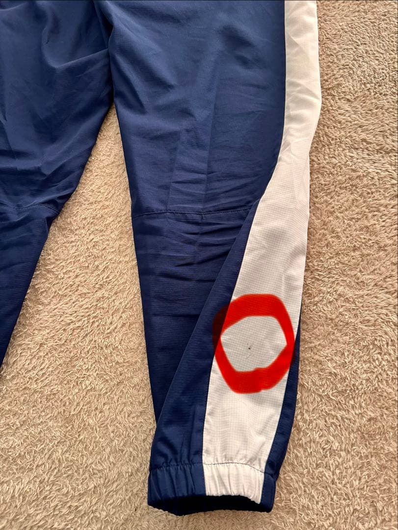 美品⭐︎ new balance セットアップ　赤/白/紺　ナイロンジャケット