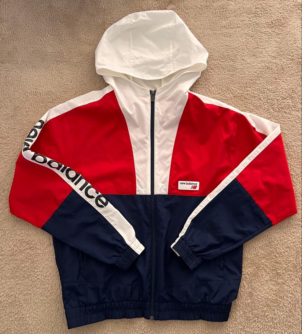 美品⭐︎ new balance セットアップ　赤/白/紺　ナイロンジャケット