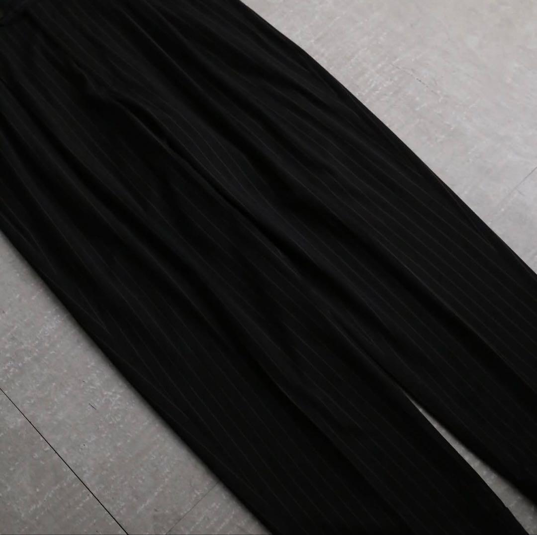 パンツ 1980-90s pin stripe 2tuck slacks