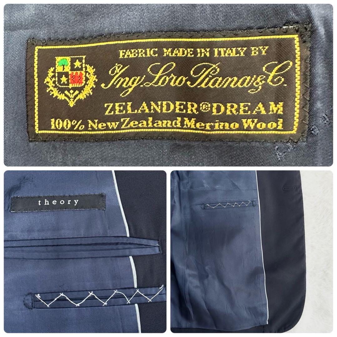 美品✨セオリー × ロロピアーナ セットアップ スーツ ブラック Lサイズ 40