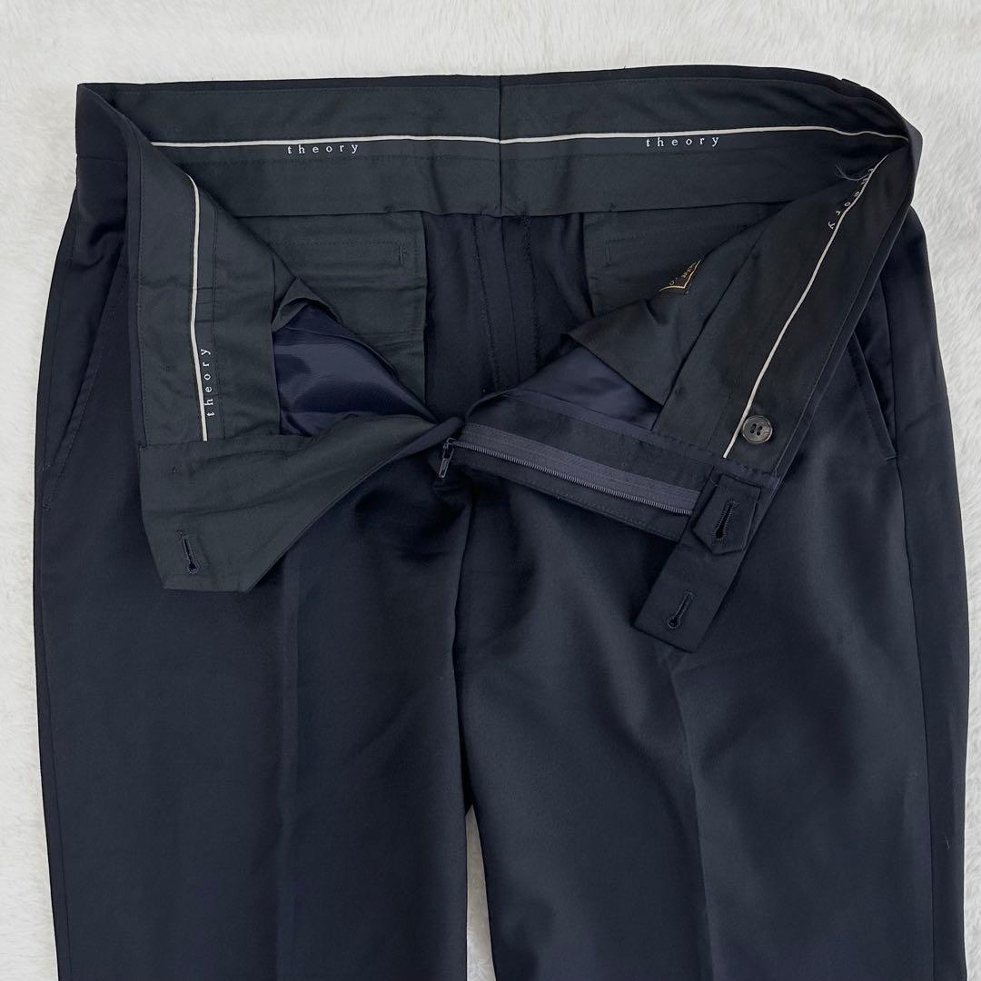 美品✨セオリー × ロロピアーナ セットアップ スーツ ブラック Lサイズ 40