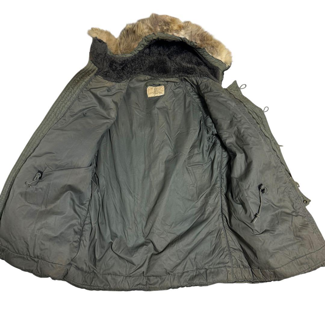 60s USAF N-3B フライトジャケット LARGE ミリタリーカーキ