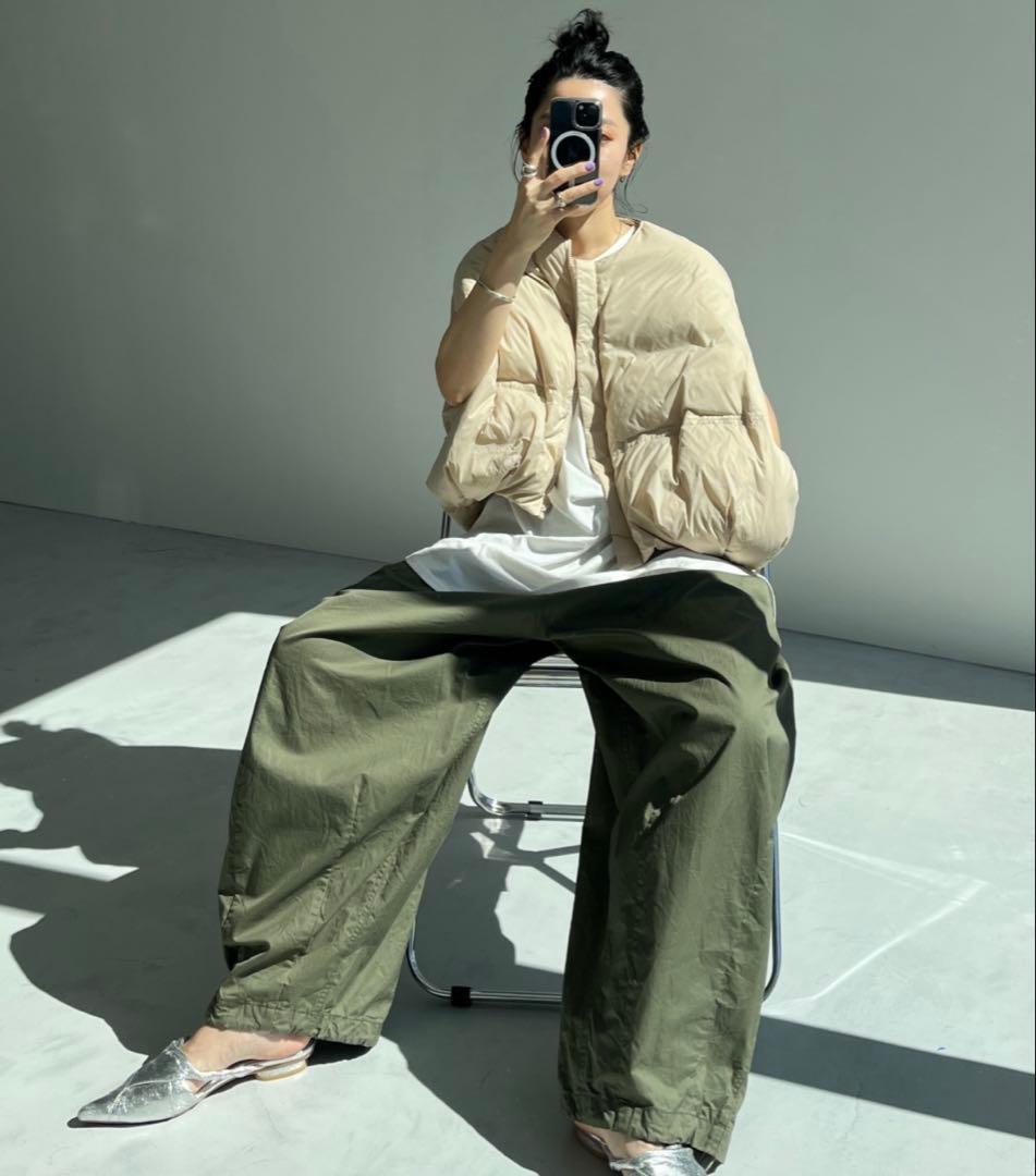 egg down vest エッグショートダウンベスト