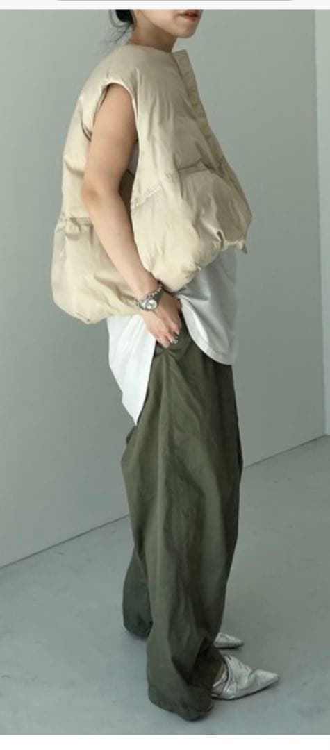 egg down vest エッグショートダウンベスト