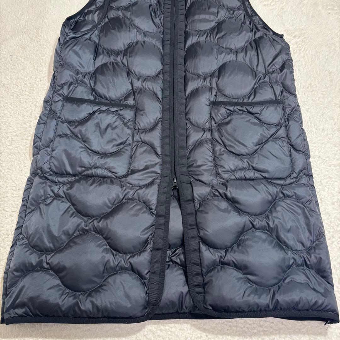 ユニクロ セオリー ウルトラライトダウンロングベスト S ブラック 軽量