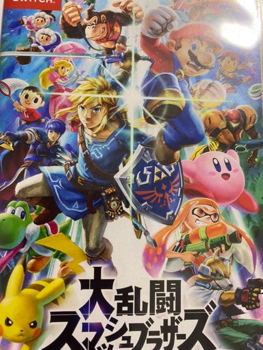 NintendoSwitch本体とスマッシュブラザーズソフト