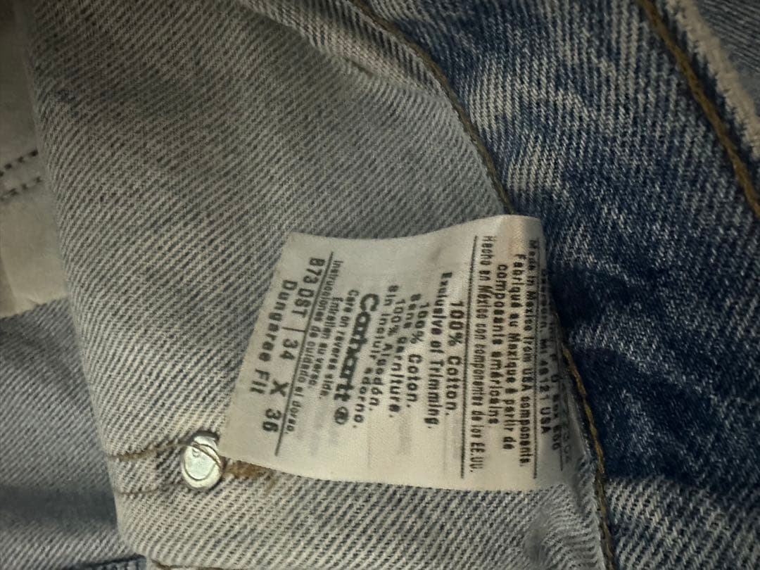 Carhartt ワークパンツ ブルー