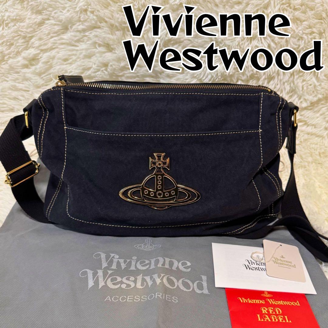 ヴィヴィアンウエストウッド ショルダーバッグ オーブ金具 保存袋 タグ付
