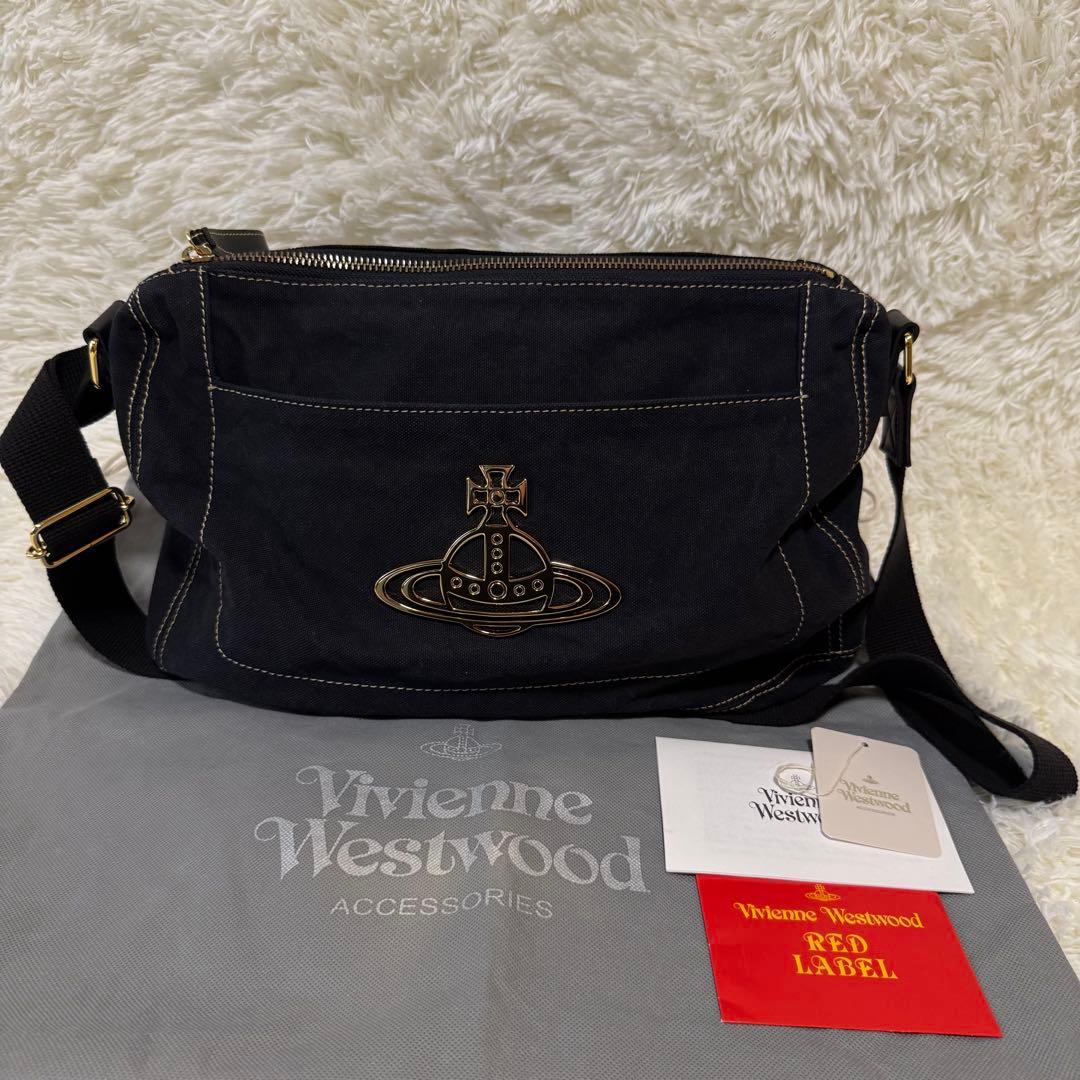 ヴィヴィアンウエストウッド ショルダーバッグ オーブ金具 保存袋 タグ付