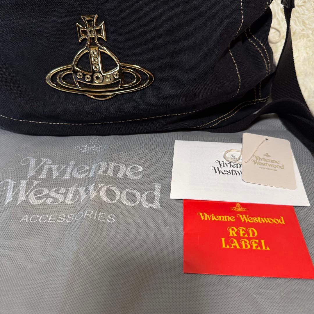 ヴィヴィアンウエストウッド ショルダーバッグ オーブ金具 保存袋 タグ付