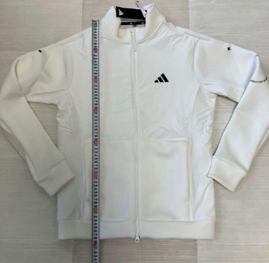 送料無料 新品 adidas GOLF ダンボールニット フルジップ M WT