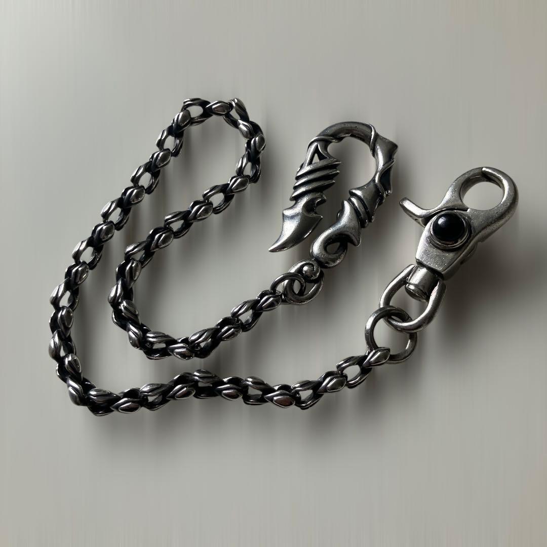 シルバー925製 重厚 ウォレットチェーン silver 115g