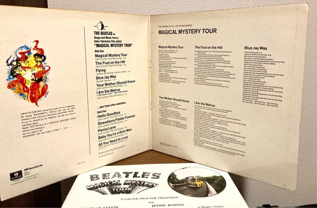 ビートルズ/レコード/マジカルミステリーツアー /UK超初期盤/stereo