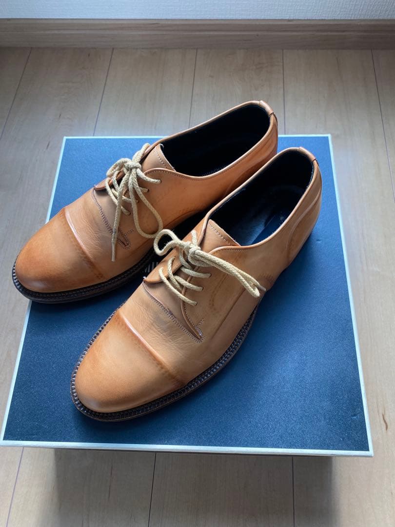 【MIHARA YASUHIRO】ミハラヤスヒロの炙り出し外羽根シューズ