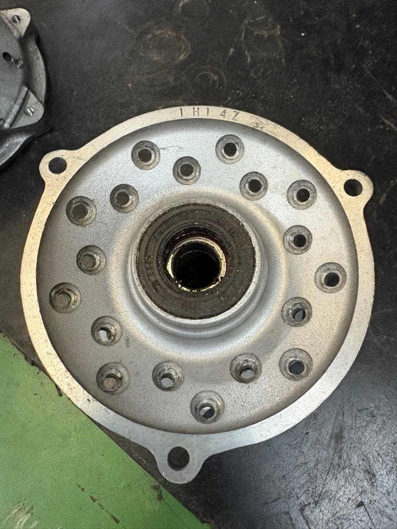 wr155r 純正ホイールハブ&リムセット　前後セット