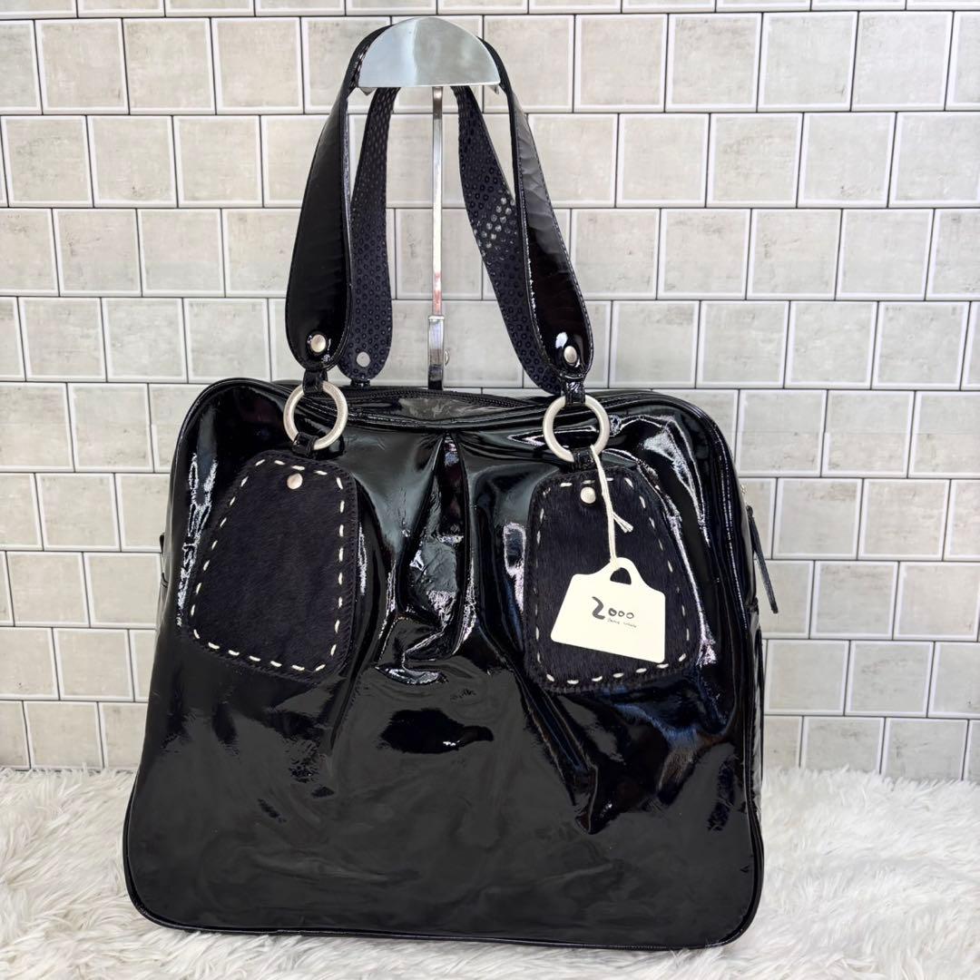 ZOOO deux mille ドゥミル エナメルハンドバッグ ✨超美品✨