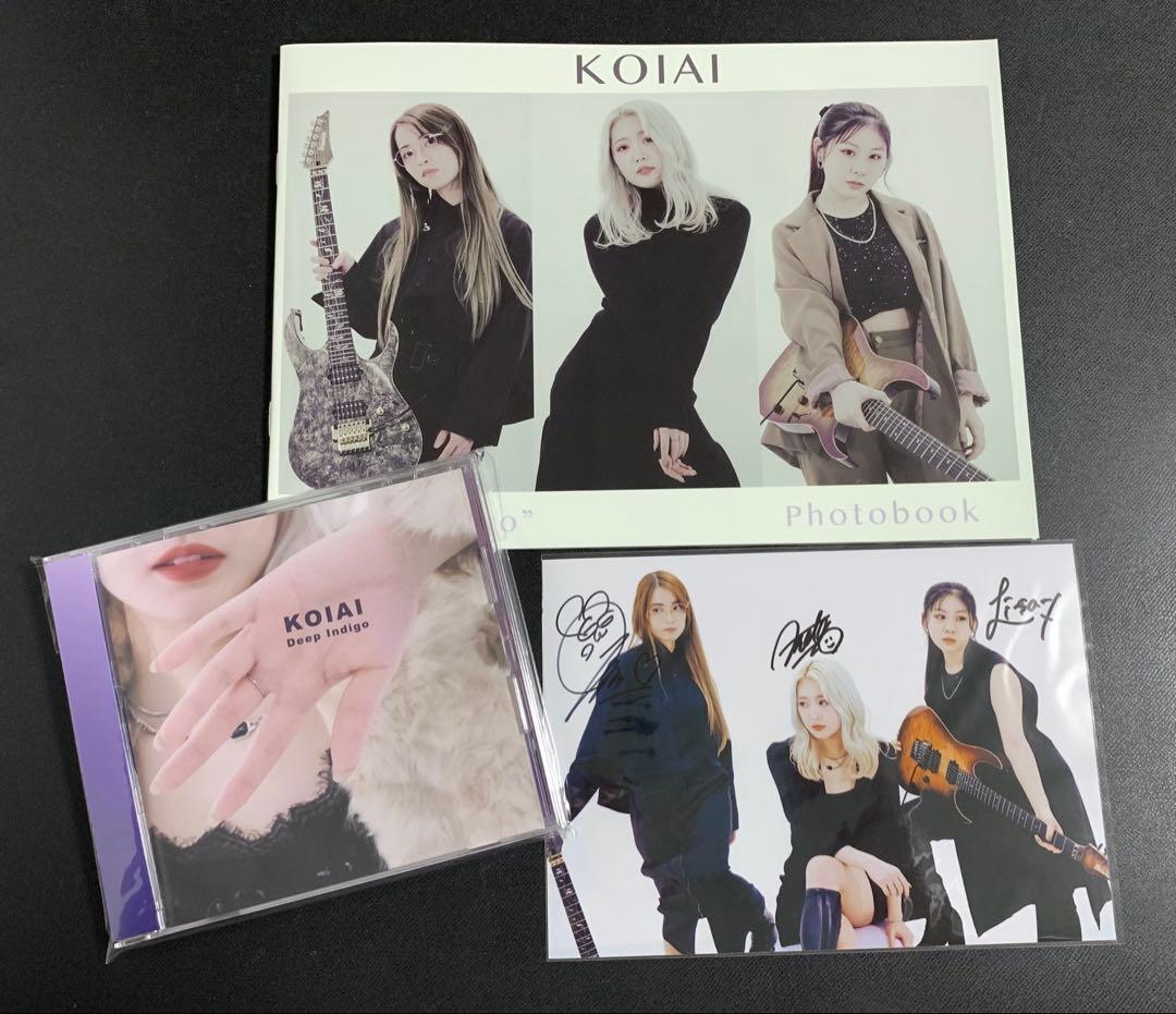 KOIAI『Deep Indigo』CD&サイン入り写真&フォトブック