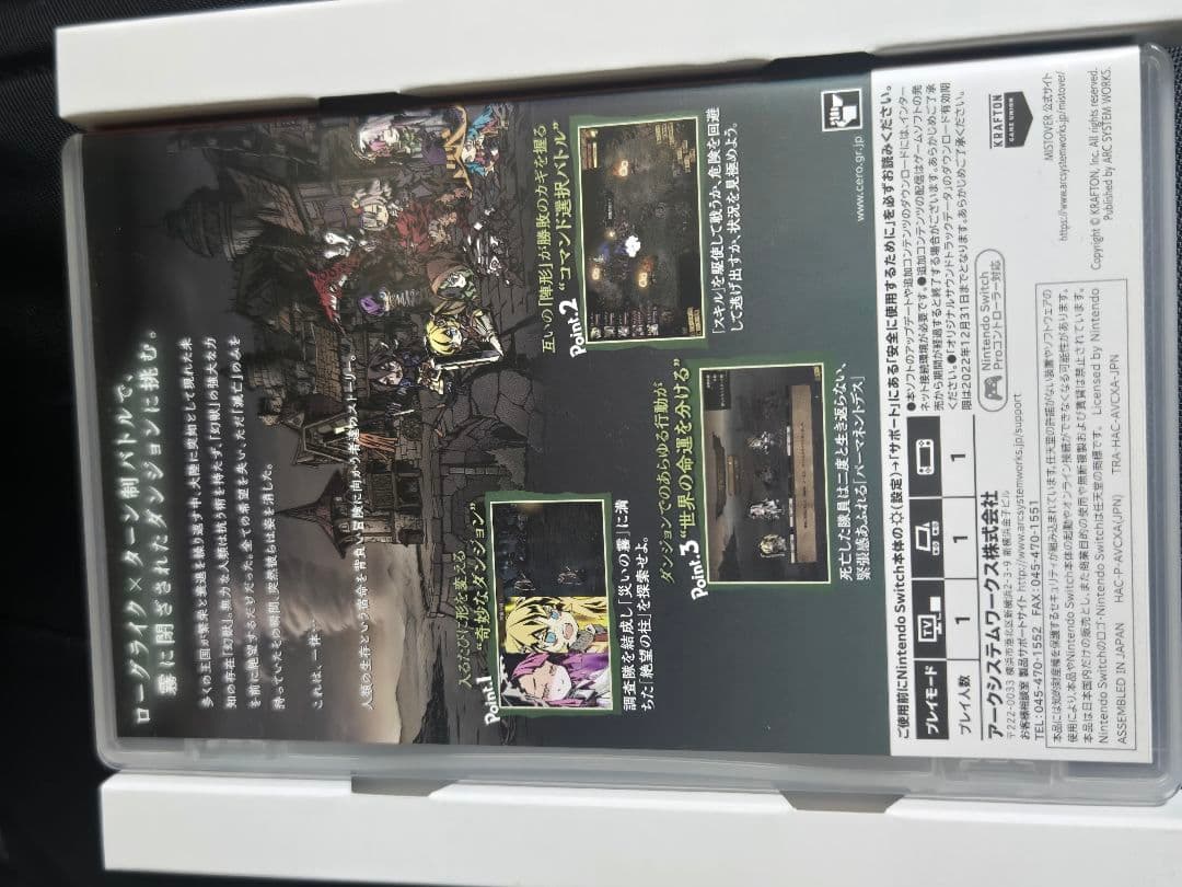 ミストオーバー 特装版 限定版 Switch　 MISTOVER