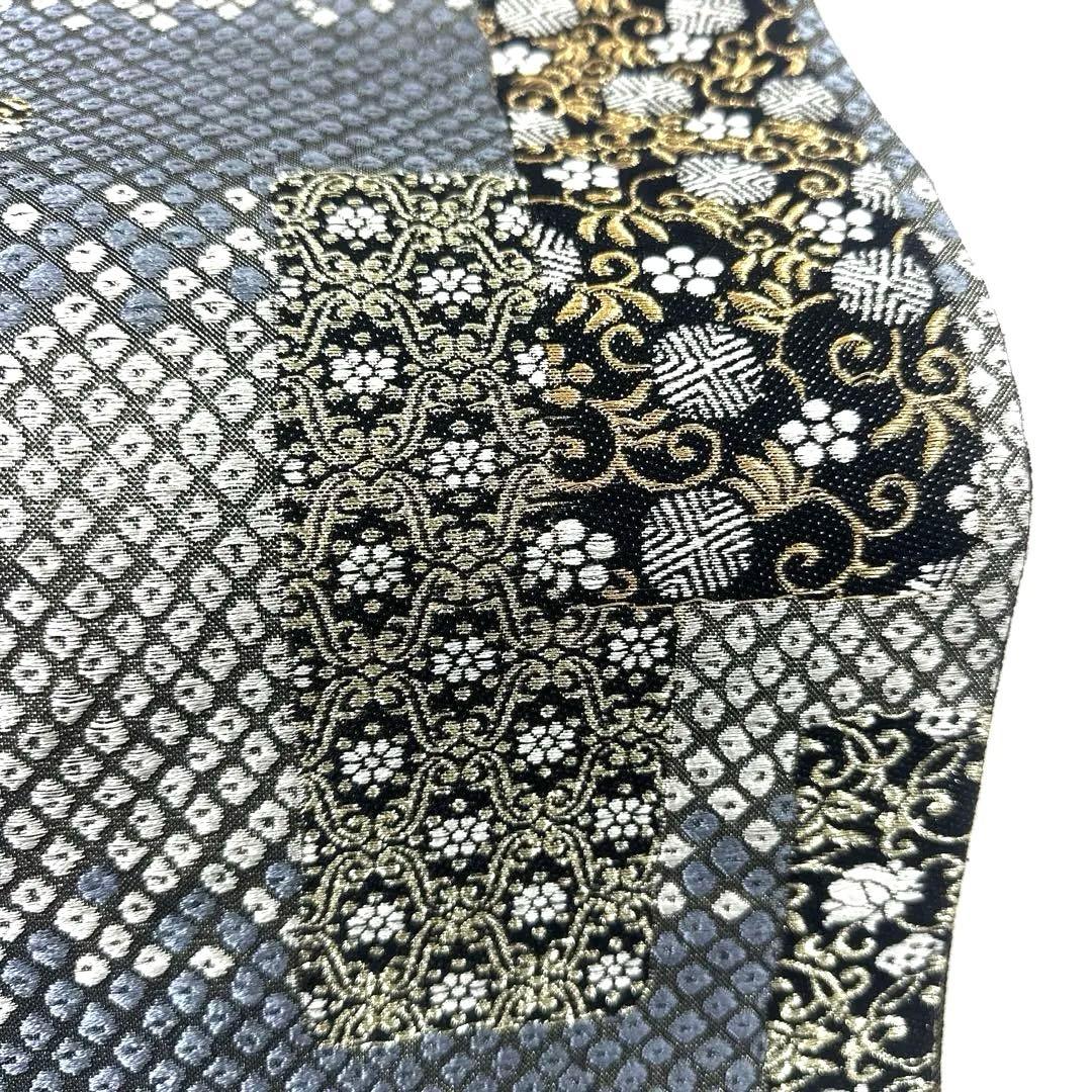 帯6358 ●高級 正絹 六通 袋帯