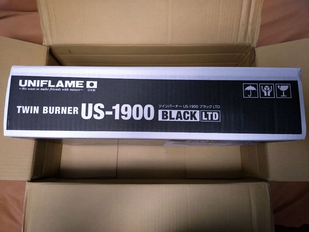 【新品】UNIFLAME ユニフレーム ツインバーナー US-1900 ブラック