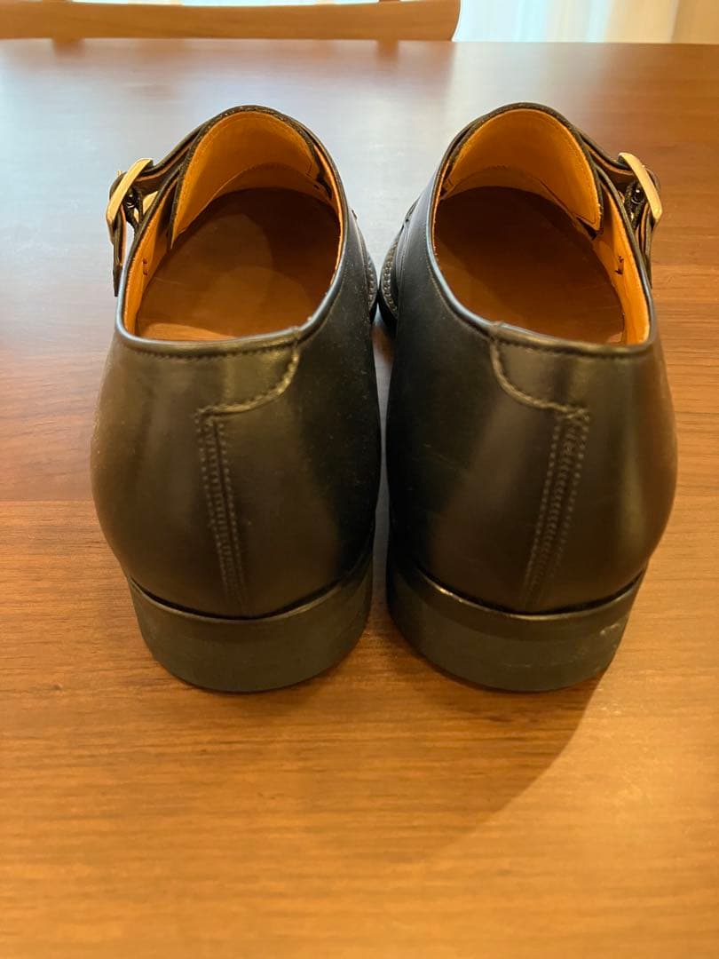 【美品】箱なし BRUNO ブルーノ ダブルモンクシューズ ブラック size7