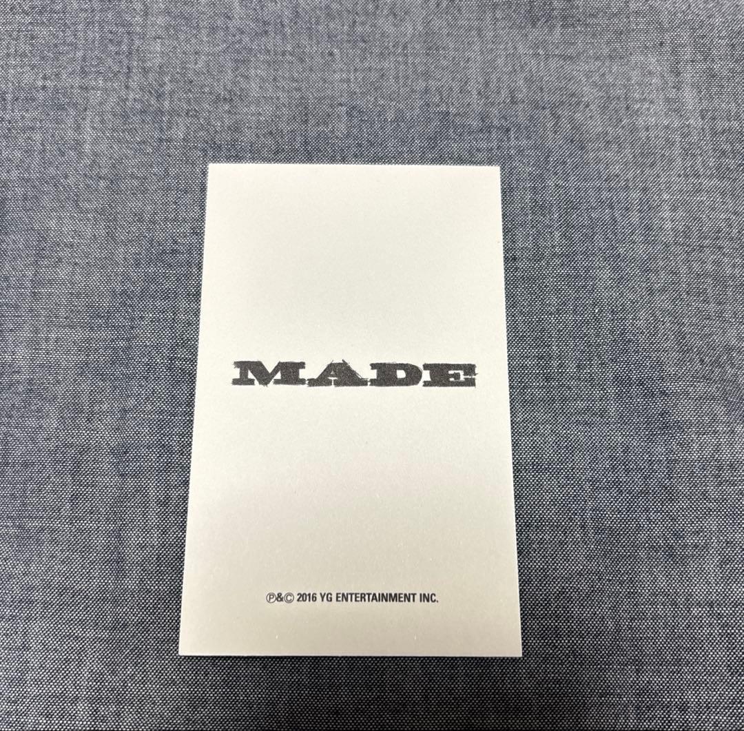 BIGBANG MADE 韓国限定盤 G-DRAGONフォトブック トレカ