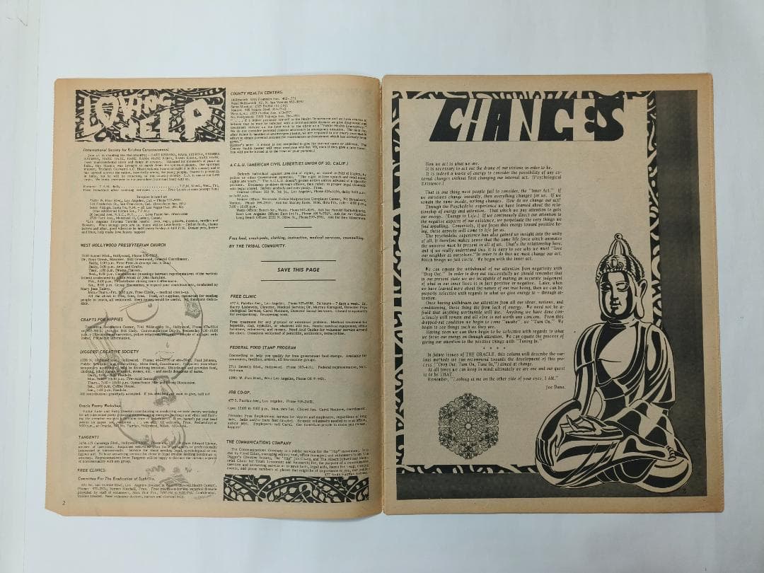 oracle オラクル1967年　ヒッピー　サイケ　アングラ　新聞紙