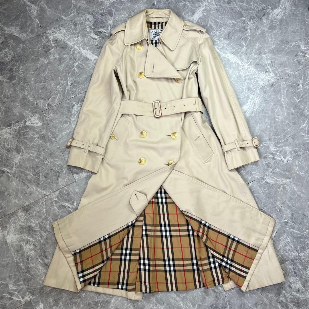 バーバリー♡トレンチコート　ベルト付　ノバチェック ベージュ