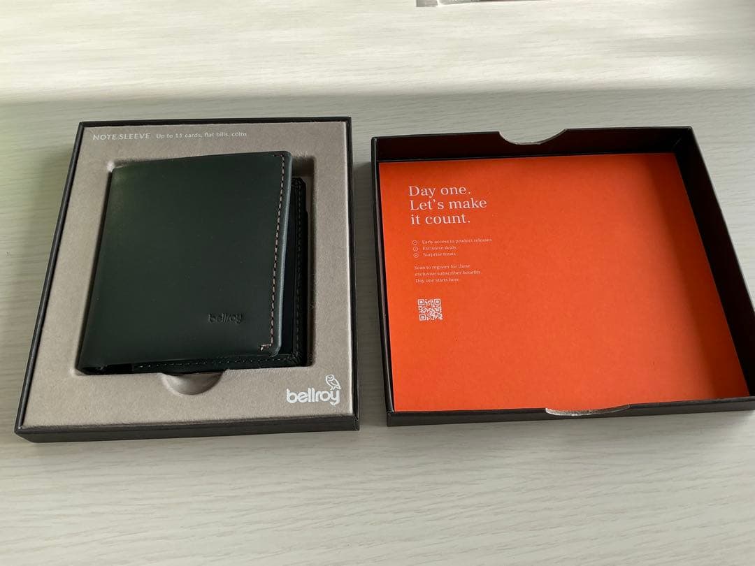 Bellroy Note Sleeve、スリムレザーウォレット