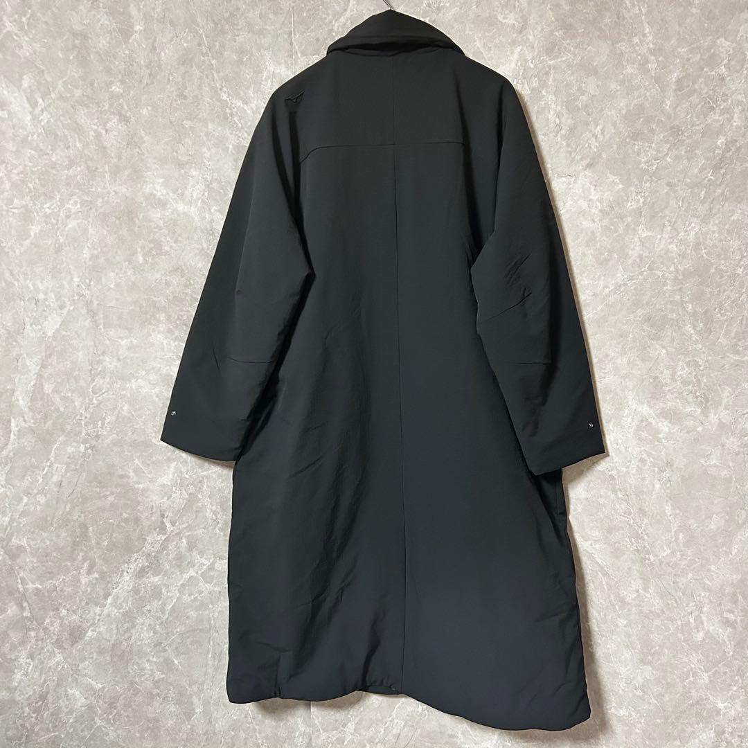MIZUNO ブレスサーモ 中綿 ロングコート ブラック