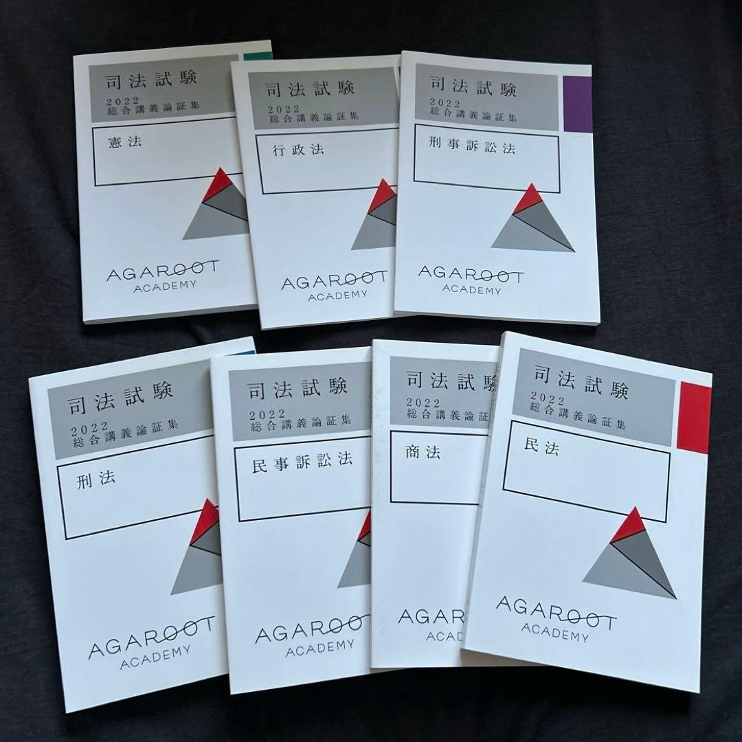 アガルート　重要問題習得講座 論証集の使い方　セット