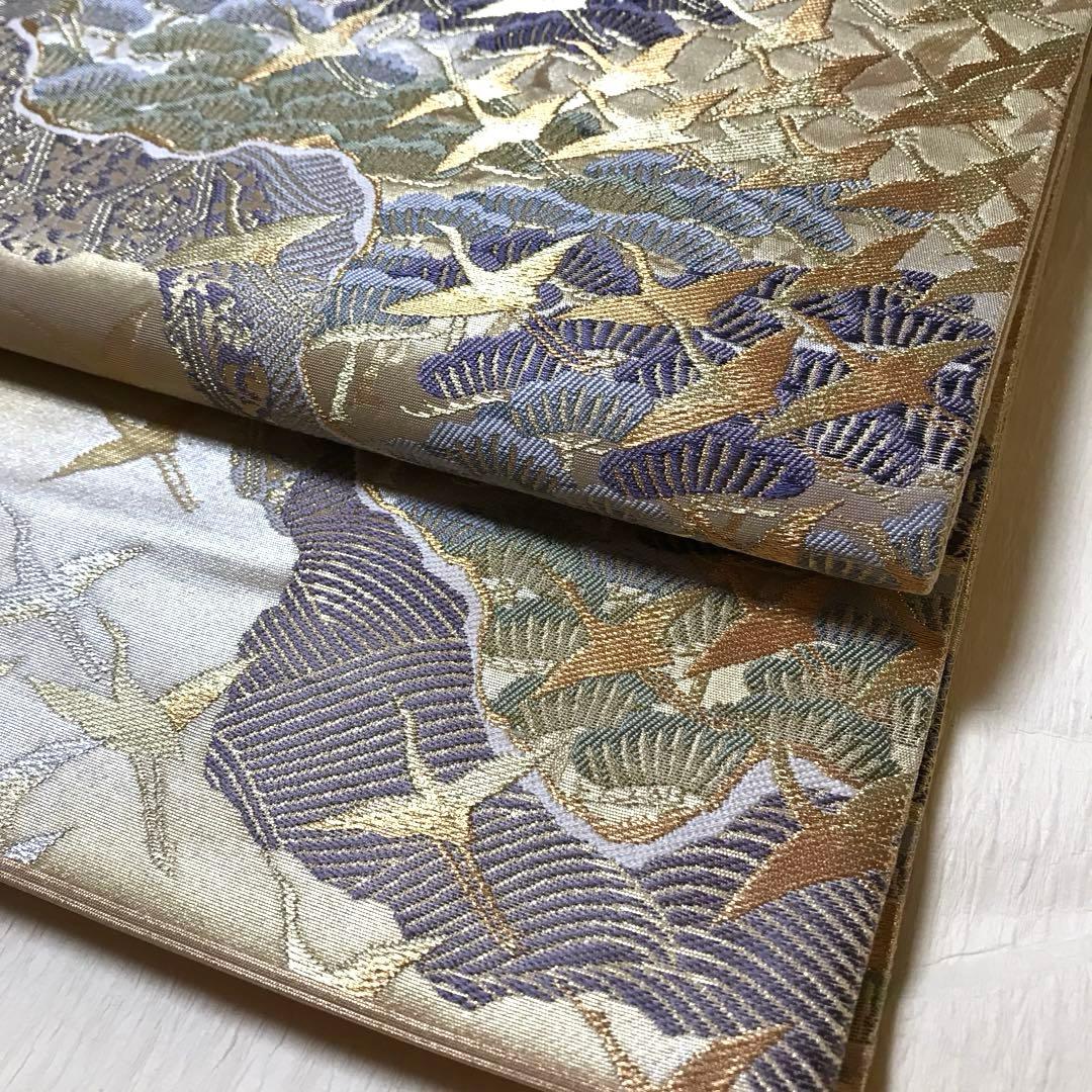 袋帯　西陣　じゅらく 上品　道長取り　松　古典柄　留袖　訪問着　フォーマル⭐️