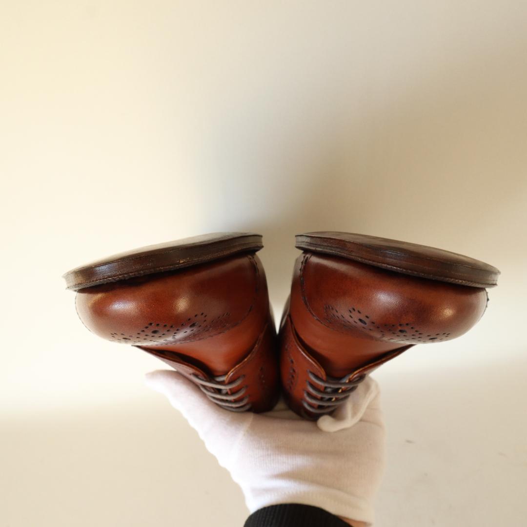 未使用ユニオンインペリアルベガノカーフ　ストレートチップ　8.5 26.5cm