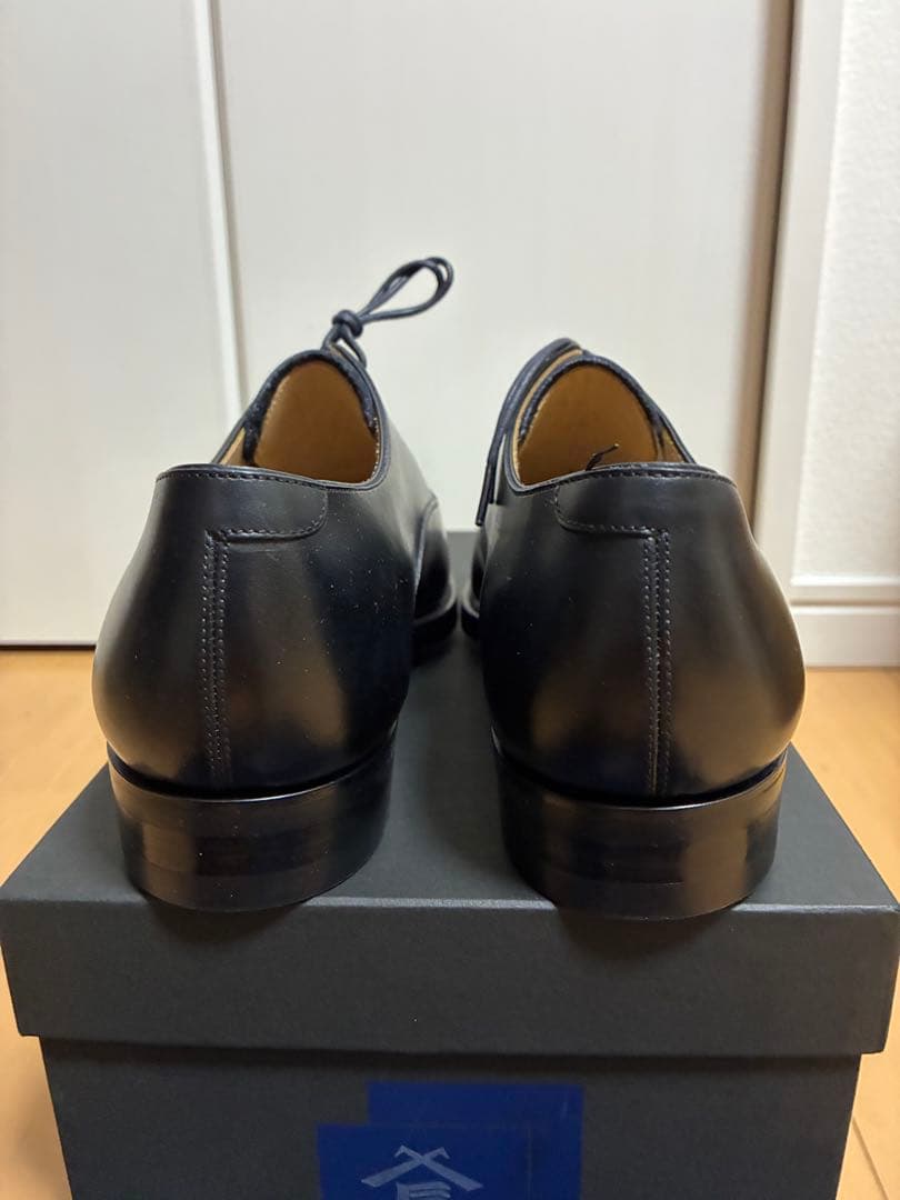 三陽山長 サンヨウヤマチョウ R309ラスト ストレートチップ ブラック 6.5