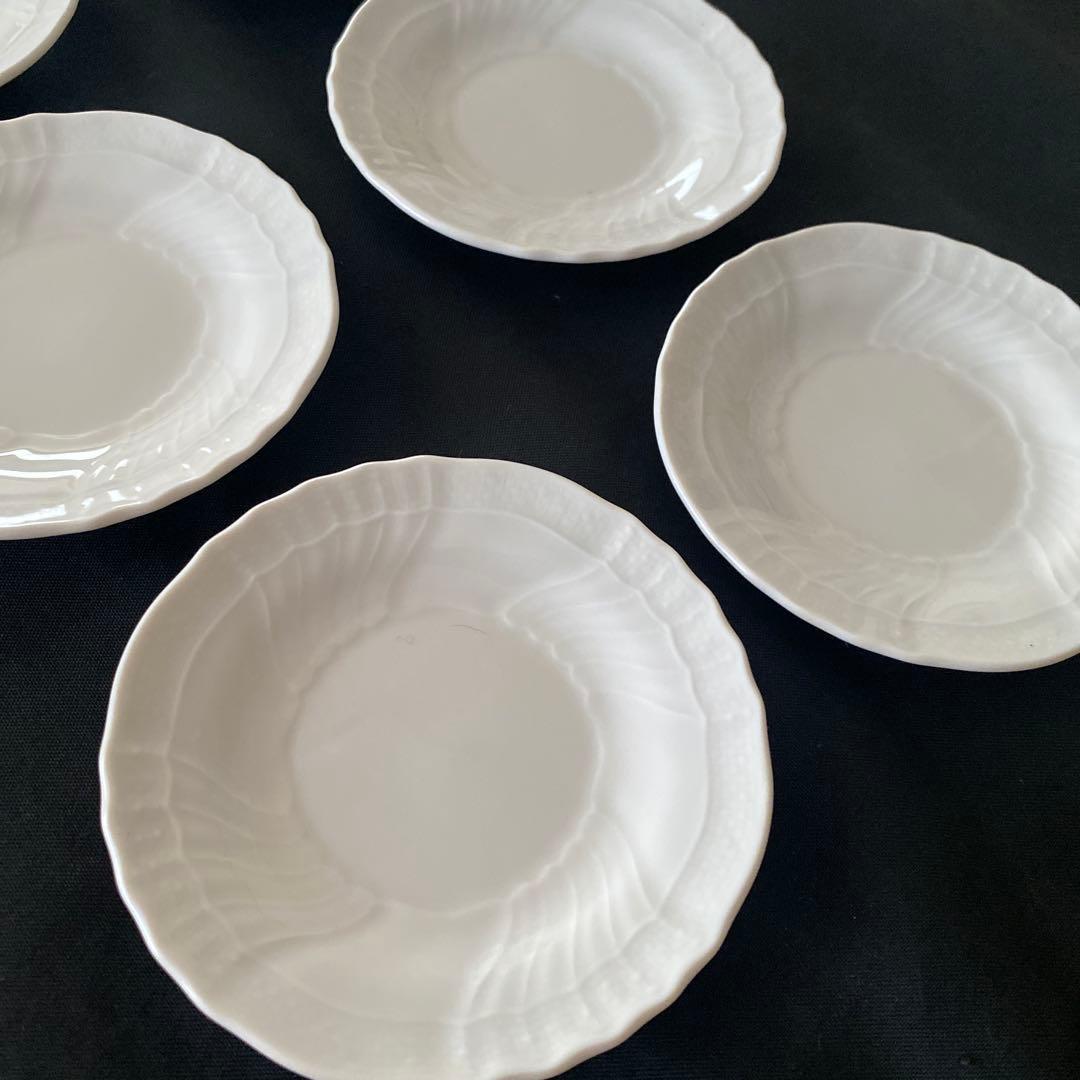 リチャードジノリ　ベッキオホワイト　ミニプレート6枚　豆皿