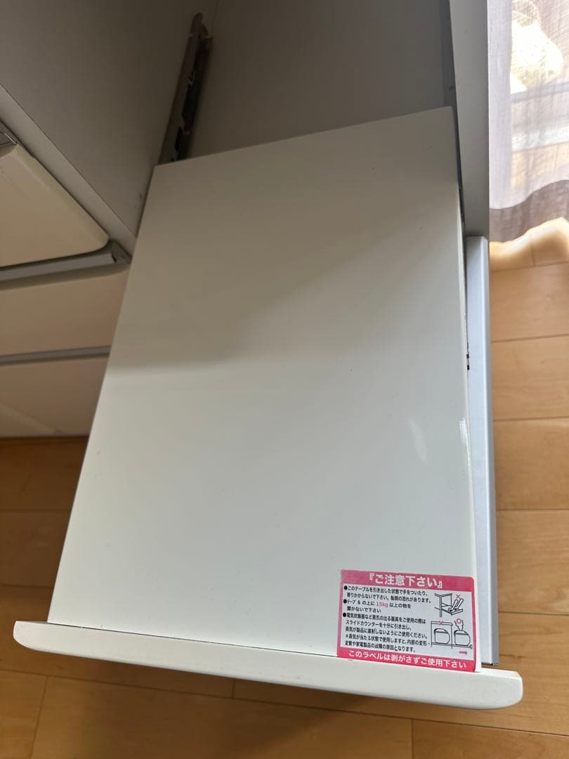 ニトリ　キッチンカウンター　120センチ幅食器棚