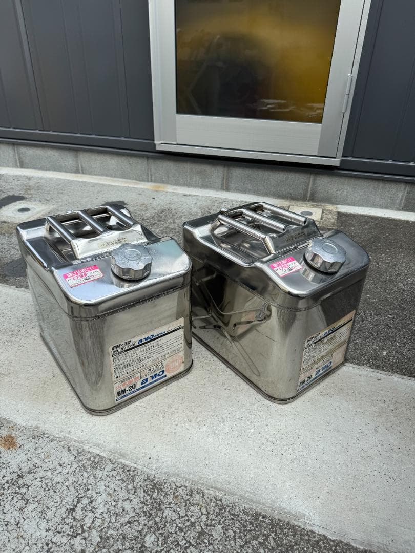 BM-20 20L ステンレスガソリン缶