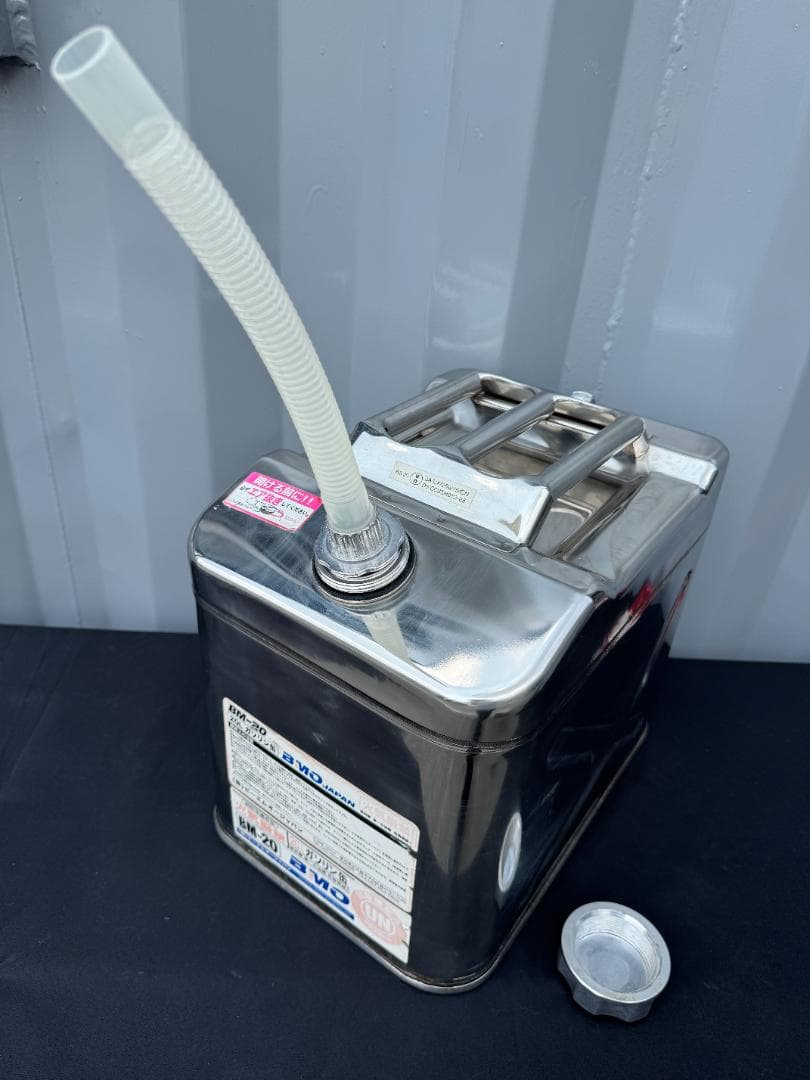 BM-20 20L ステンレスガソリン缶